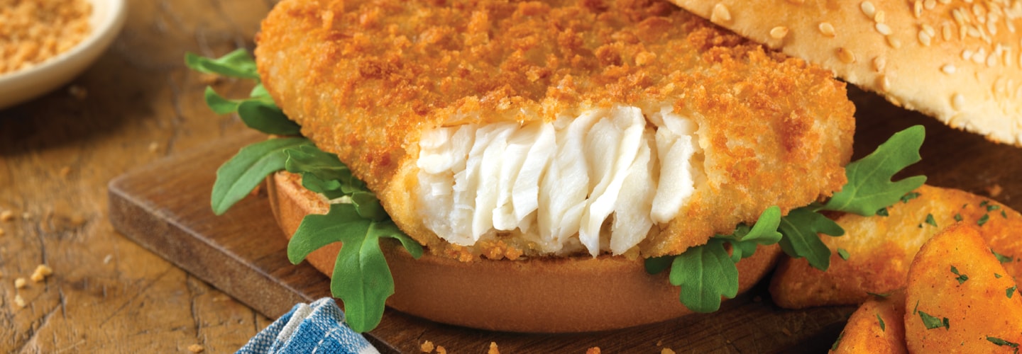 Birds Eye Cod fillet fish burger