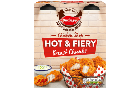 Birds Eye Chicken Shop Hot & Fiery Chicken Breast Chunks