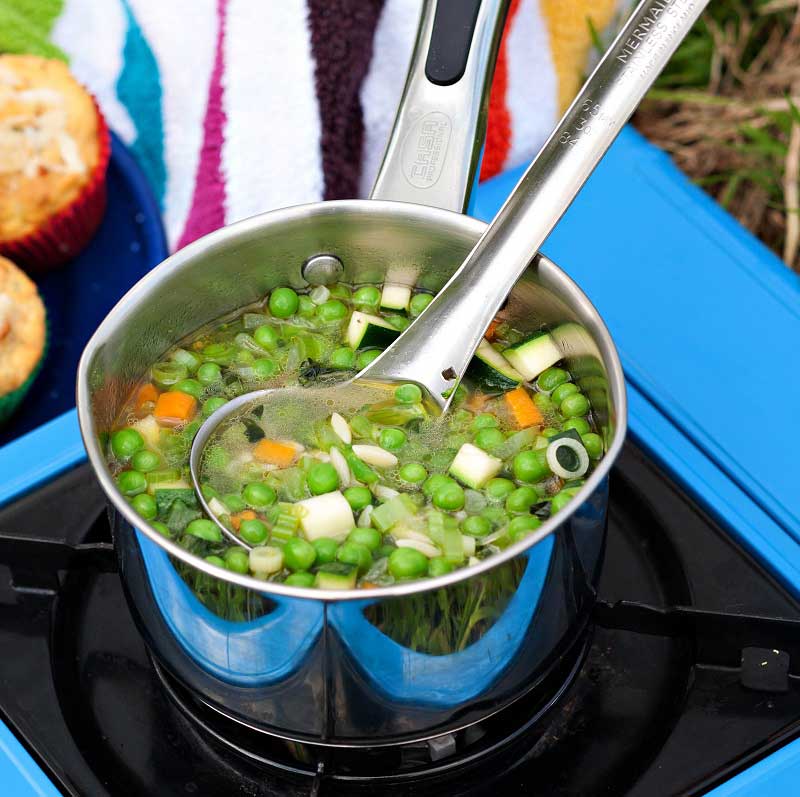 Asparagus And Pea Spring Minestrone Soup