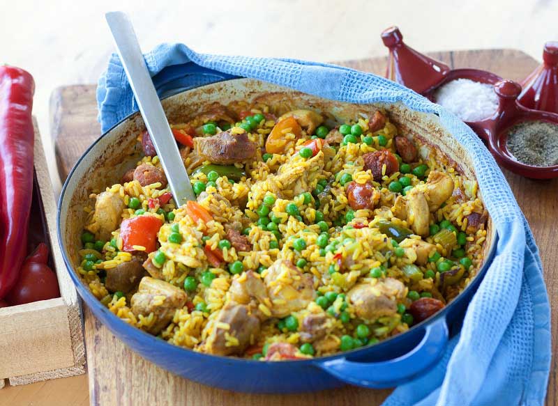 Pea and Chicken Jambalaya