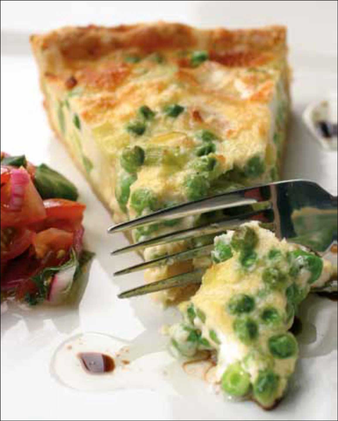 Pea and Goat’s Cheese Tart
