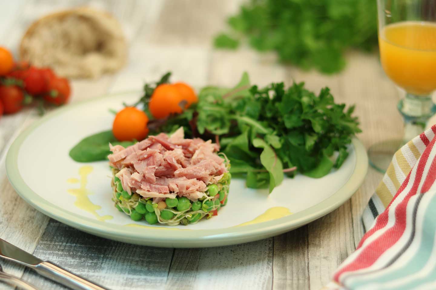 Pea and Ham Hock Salad