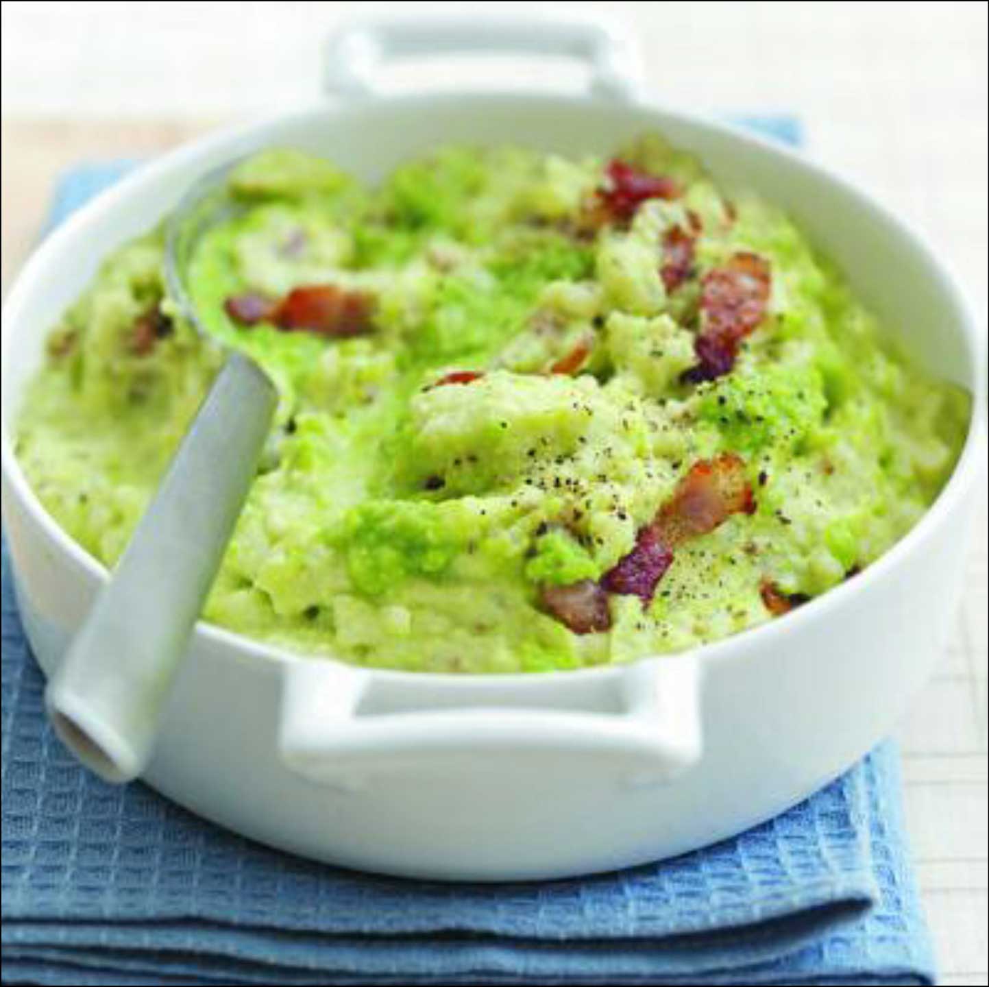 Pea and potato mash