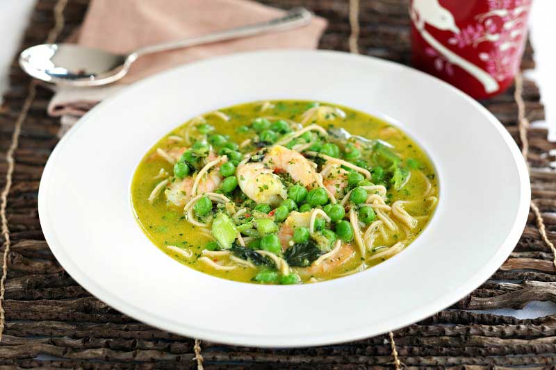 Pea And Prawn Laksa