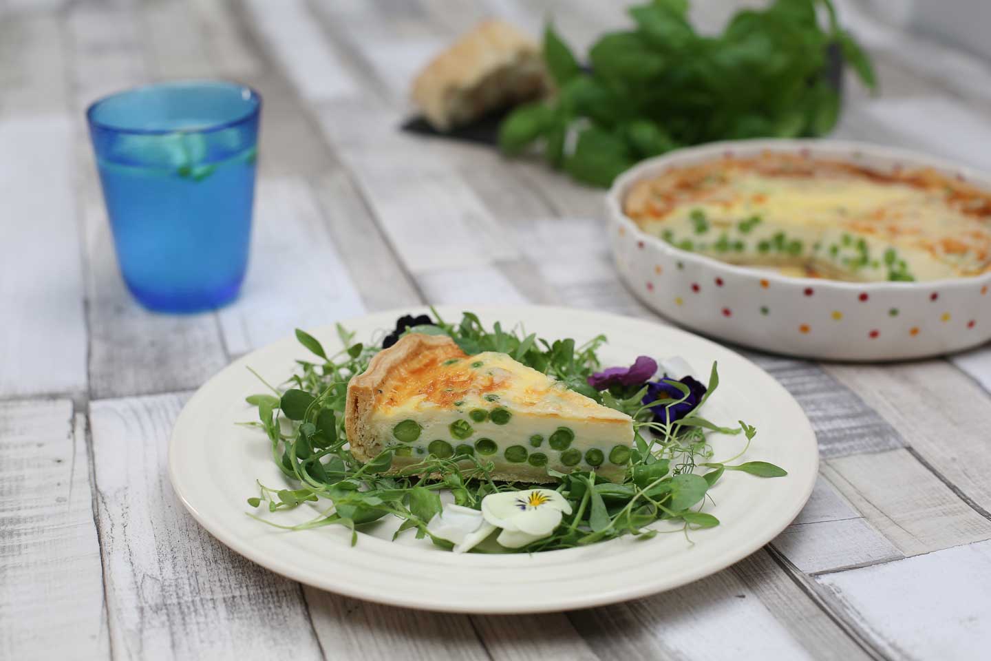 Pea Quiche