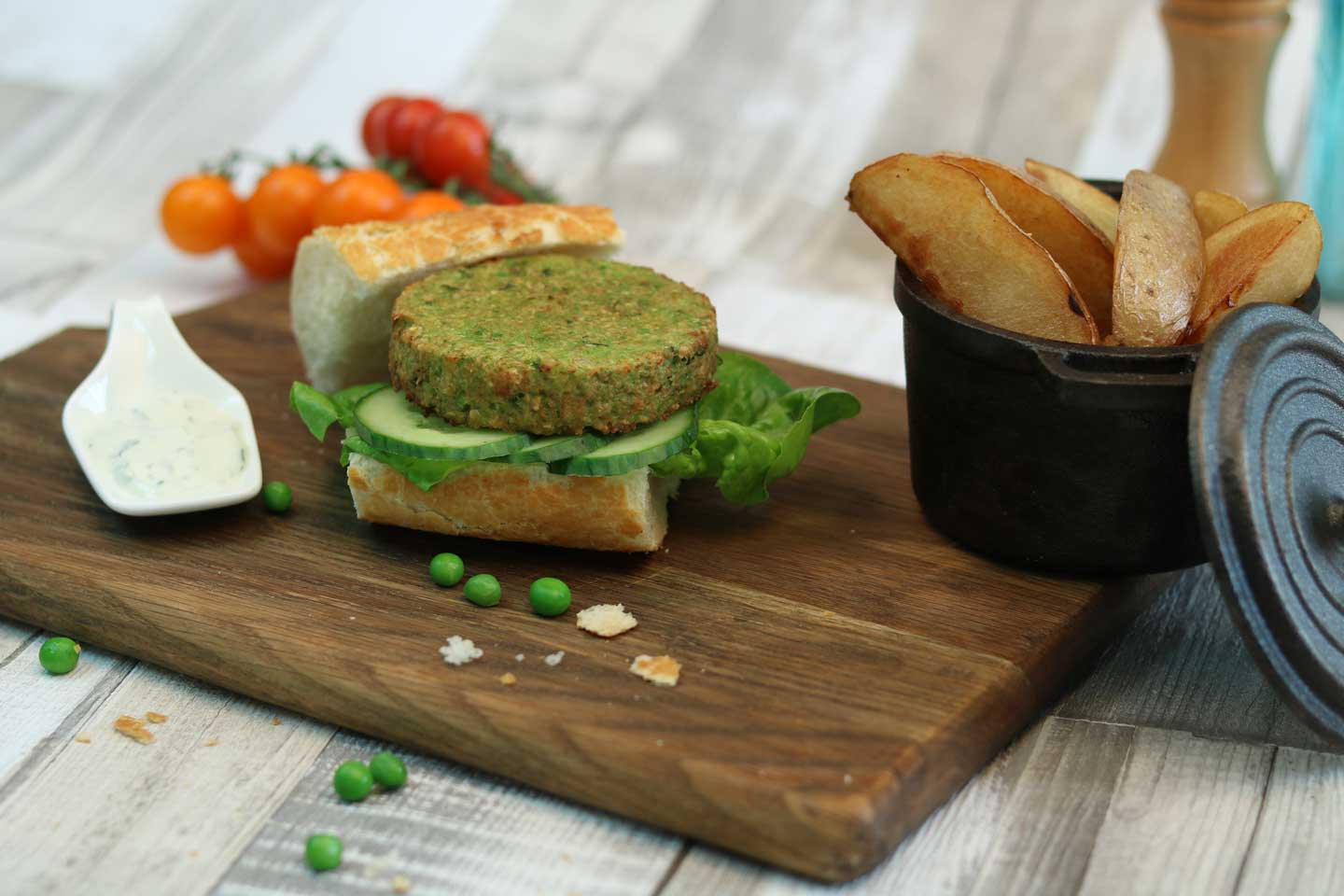 Pea Veggie Burger
