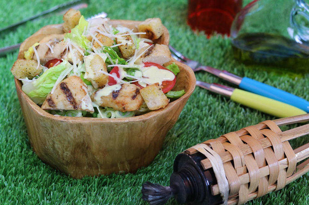 chargrilled chicken caesar salad