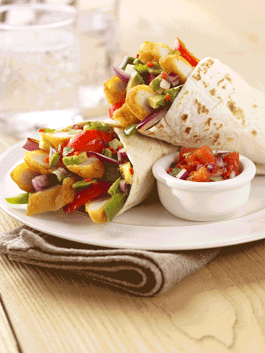 Crispy Chicken Fajitas