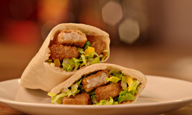 fish finger pitta