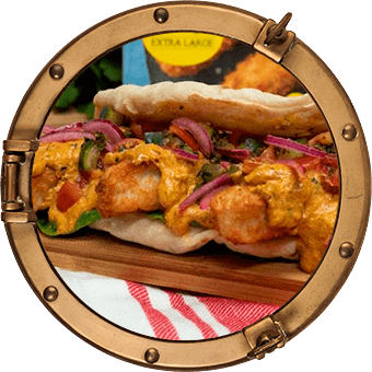 CHUNKY FISH FINGER KORMA NAANWICH