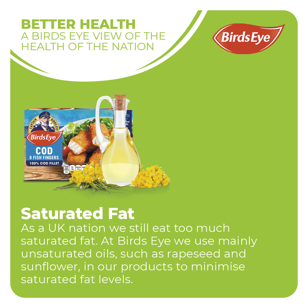 Birds Eye Better Health Report Saturated Fat