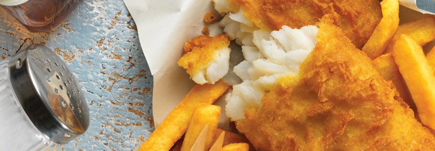 coated battered large cod fillets in batter