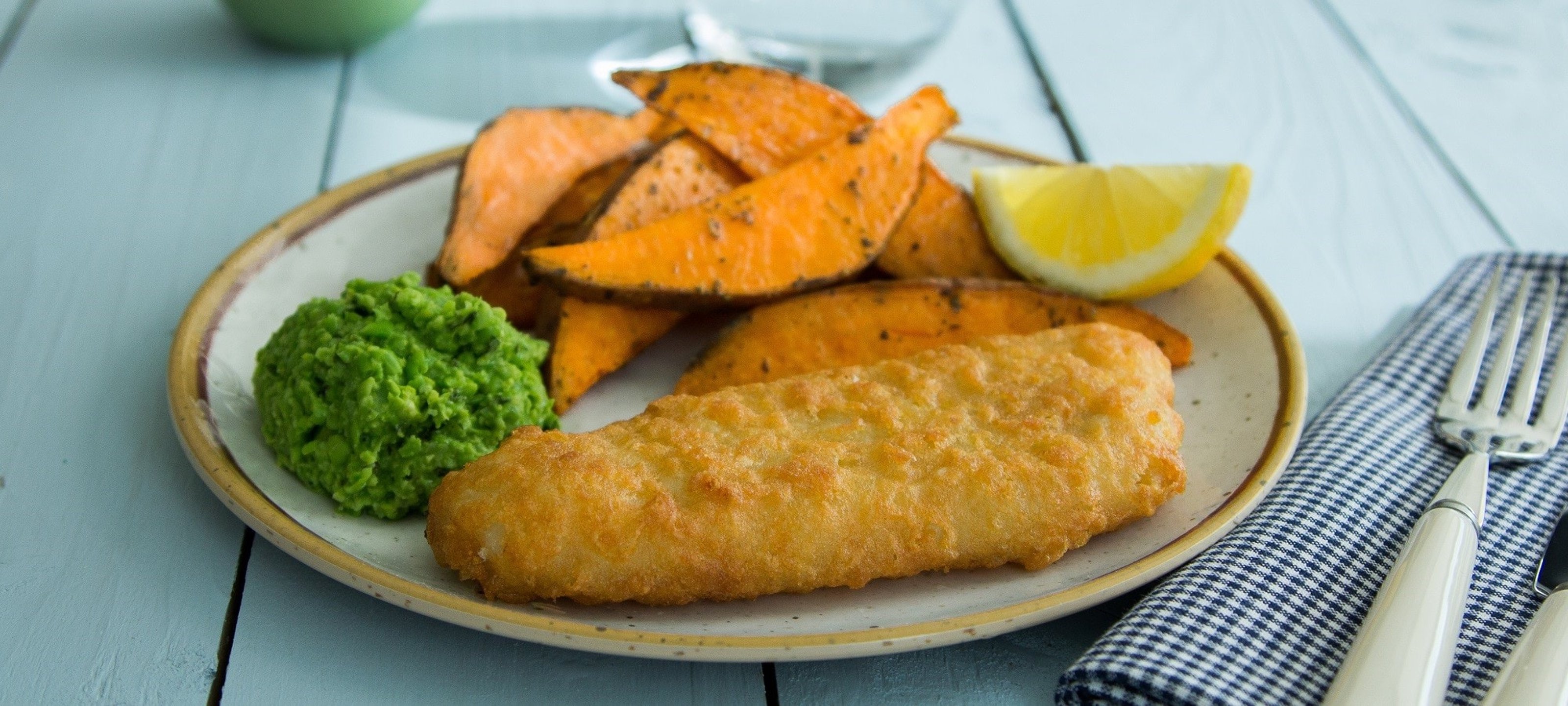 Cod fillets sweet potato wedges minty peas.jpg